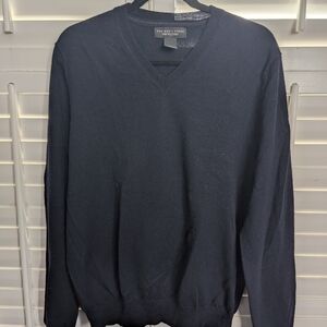The Men's Store Dark V-Neck Sweater